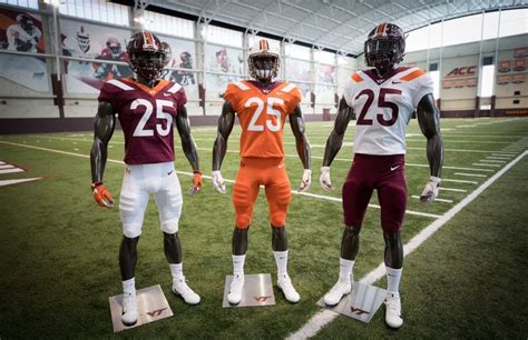 Virginia Tech Hokies Football Uniforms Evolution